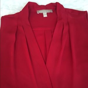 Red Lightweight Blouse
